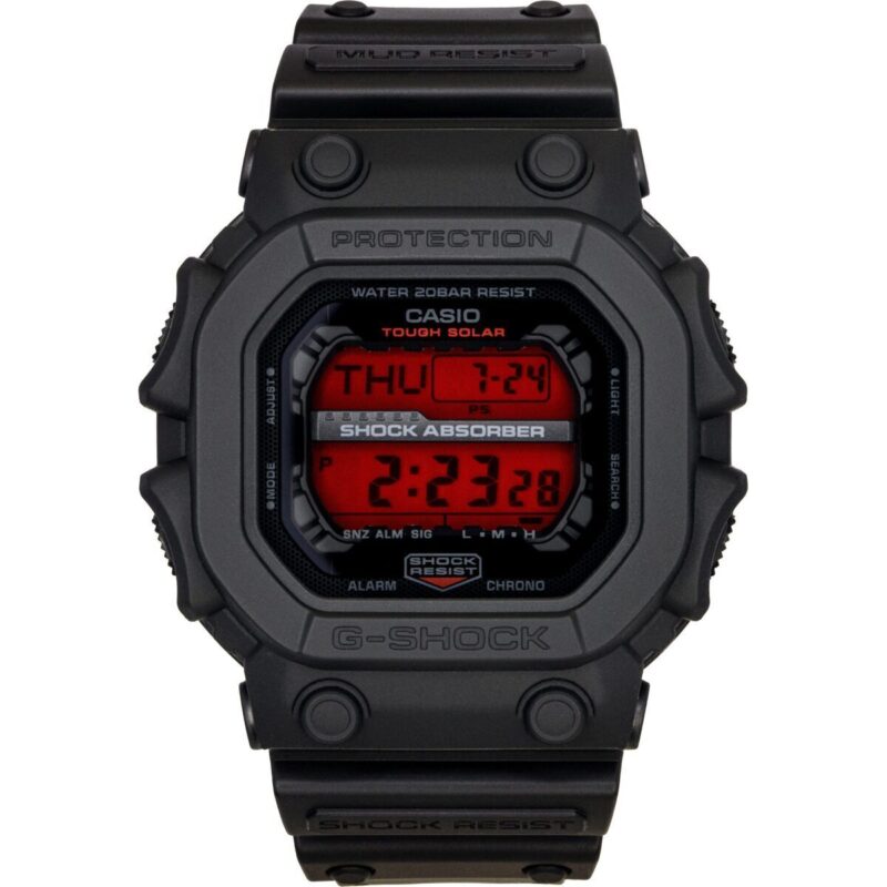 Casio G-Shock Digital Resin Strap Solar GX-56BBR-1 200M Men's Watch