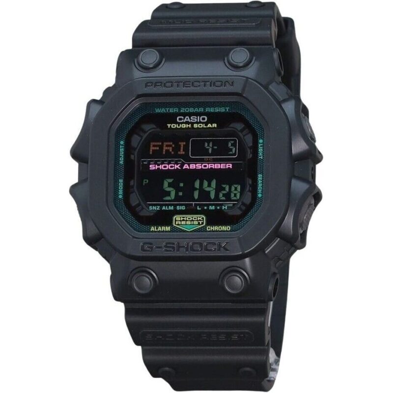Casio G-Shock Digital Resin Strap Multifluorescent Tough Solar GX-56MF-1 200M Men's Watch
