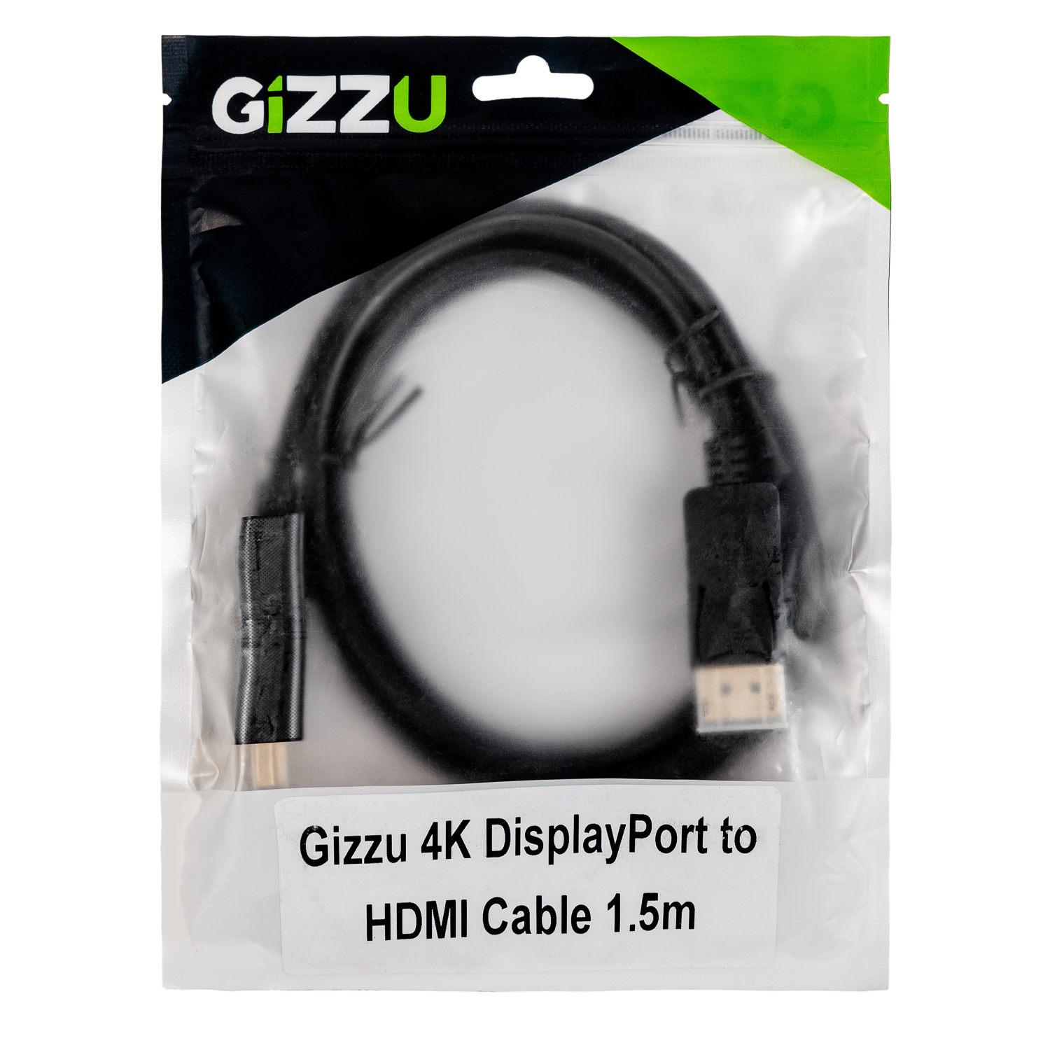 Gizzu 4K60Hz DisplayPort to HDMI Cable 1.5m 4 Gizzu 4K60Hz DisplayPort to HDMI Cable 1.5m - Image 4