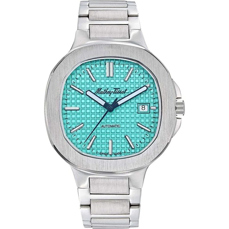 Mathey-Tissot Evasion Stainless Steel Turquoise Dial Automatic H152ATTIF Men's Watch Mathey-Tissot Evasion Stainless Steel Turquoise Dial Automatic H152ATTIF Men's Watch