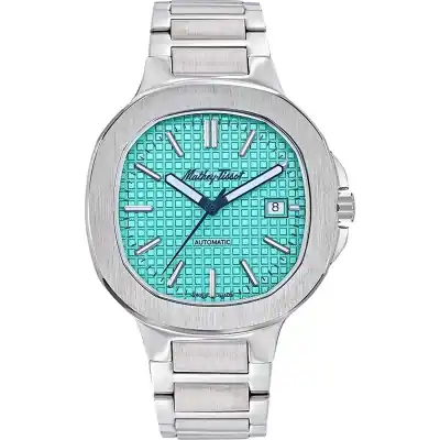 Mathey-Tissot Evasion Stainless Steel Turquoise Dial Automatic H152ATTIF Men's Watch