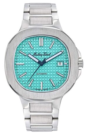 Mathey-Tissot Evasion Stainless Steel Turquoise Dial Automatic H152ATTIF Men's Watch