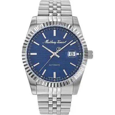 Mathey-Tissot Mathy III Stainless Steel Blue Dial Automatic H1810ATABU Men's Watch