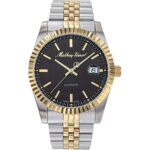 Mathey-Tissot Mathy III Two Tone Stainless Steel Black Dial Automatic H1810ATBN Men's Watch