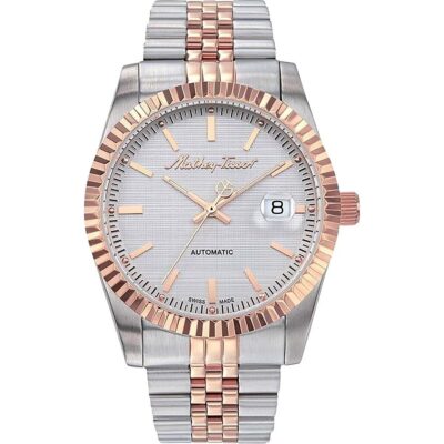 Mathey-Tissot Mathy III Two Tone Stainless Steel White Dial Automatic H1810ATRA Men's Watch