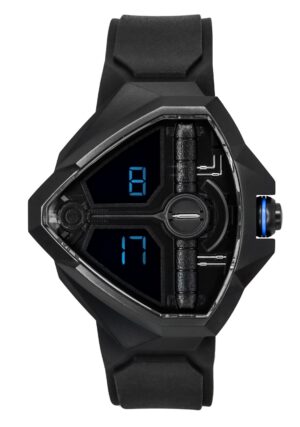 Hamilton Ventura Edge Dune Limited Edition Rubber Strap Black Dial Quartz H24624330 100M Men's Watch