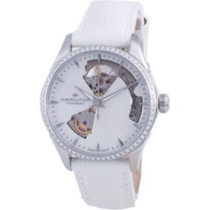 Hamilton Jazzmaster Open Heart Leather Automatic H32205890 Women's Watch