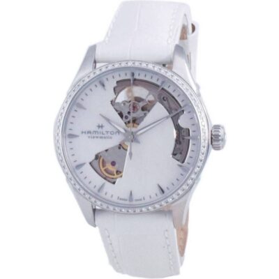 Hamilton Jazzmaster Open Heart Leather Automatic H32205890 Women's Watch
