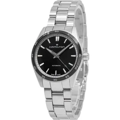Hamilton Jazzmaster Performer Stainless Steel Black Dial Automatic H36205130 100M Men's Watch