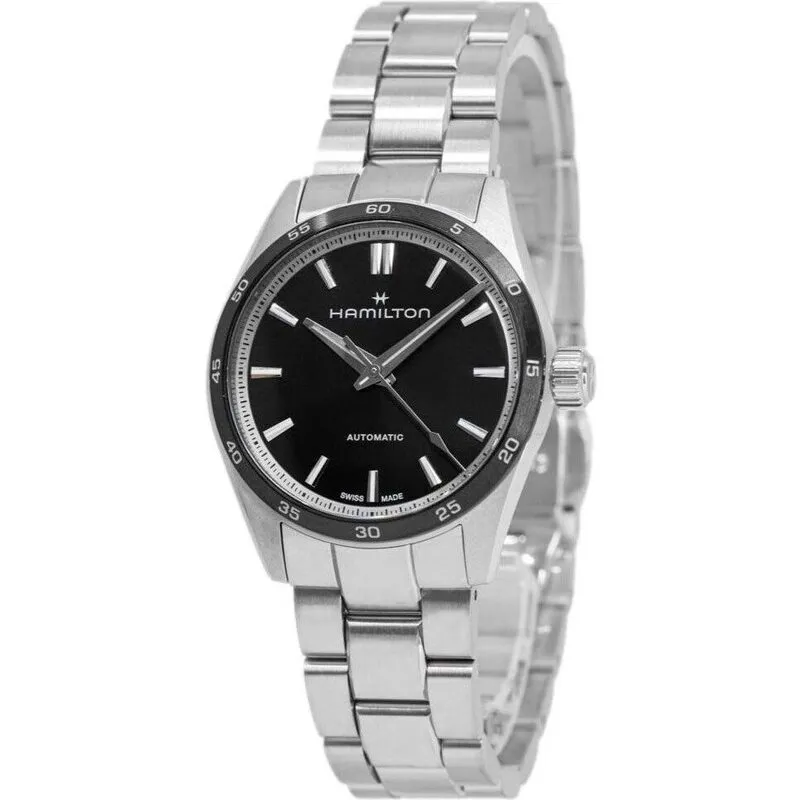 Hamilton Jazzmaster Performer Stainless Steel Black Dial Automatic H36205130 100M Men's Watch