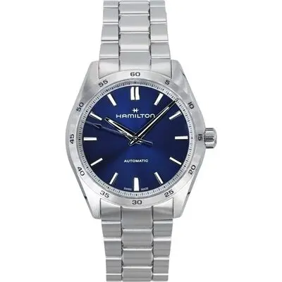 Hamilton Jazzmaster Performer Stainless Steel Blue Dial Automatic H36215140 100M Men's Watch