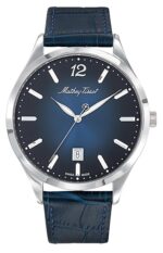 Mathey-Tissot Urban Leather Blue Dial Quartz H411ABU Men's Watch