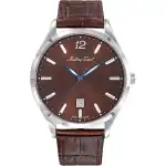 Mathey-Tissot Urban Leather Strap Brown Dial Quartz H411AM Men's Watch