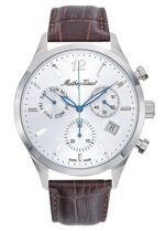 Mathey-Tissot Urban Chrono Leather Strap Silver Dial Quartz H411CHALS Men's Watch
