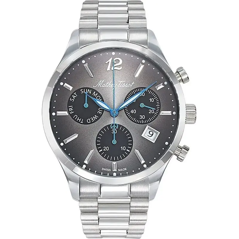 Mathey-Tissot Urban Chrono Stainless Steel Black Dial Quartz H411CHAN Men's Watch