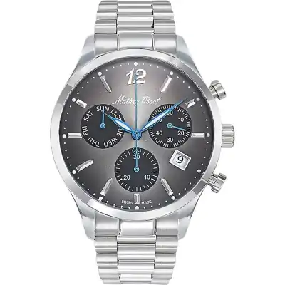Mathey-Tissot Urban Chrono Stainless Steel Black Dial Quartz H411CHAN Men's Watch