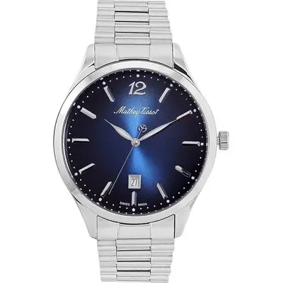 Mathey-Tissot Urban Metal Blue Dial Quartz H411MABU Men's Watch