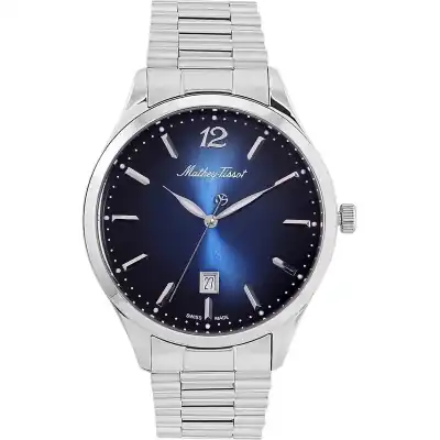 Mathey-Tissot Urban Metal Blue Dial Quartz H411MABU Men's Watch