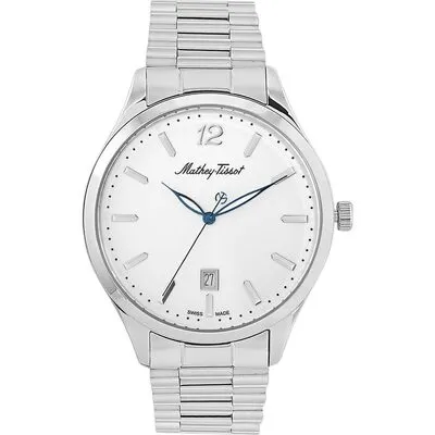 Mathey-Tissot Urban Metal White Dial Quartz H411MAI Men's Watch