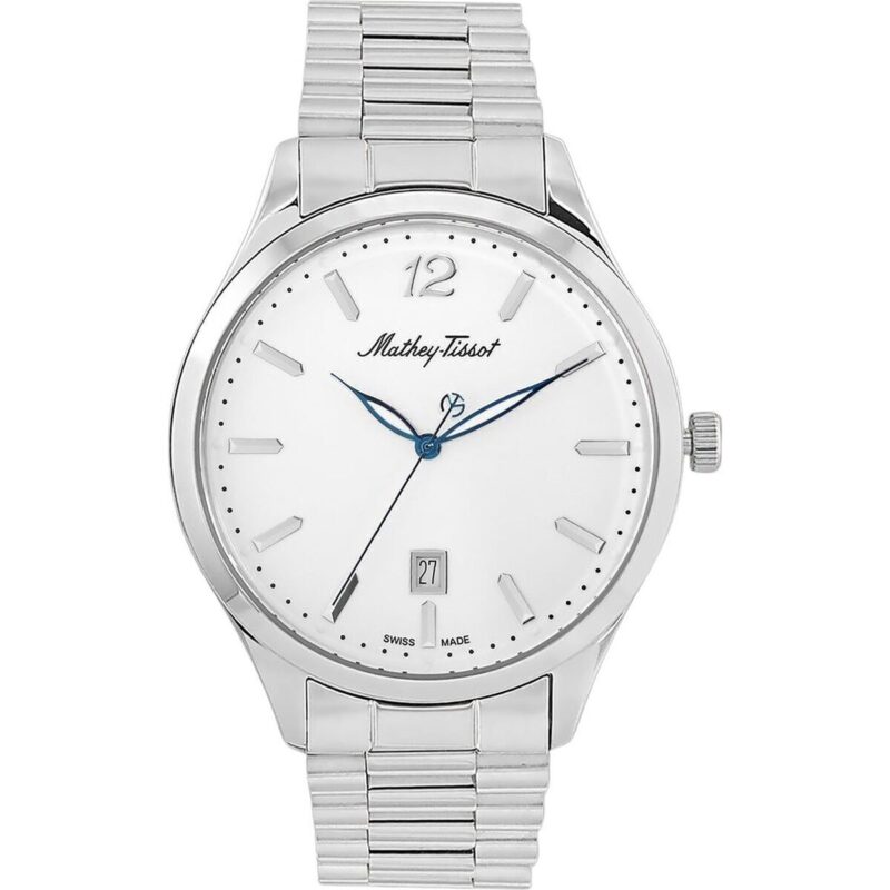 Mathey-Tissot Urban Metal White Dial Quartz H411MAI Men's Watch Mathey-Tissot Urban Metal White Dial Quartz H411MAI Men's Watch