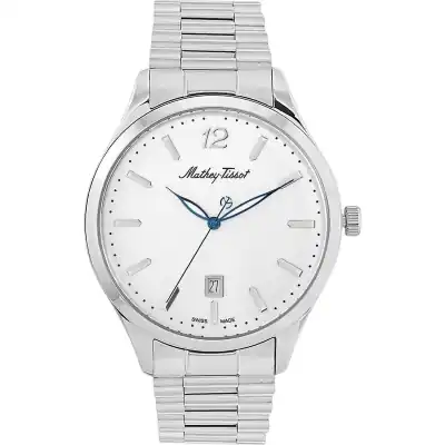 Mathey-Tissot Urban Metal White Dial Quartz H411MAI Men's Watch