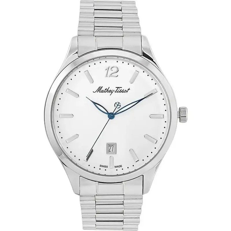 Mathey-Tissot Urban Metal White Dial Quartz H411MAI Men's Watch