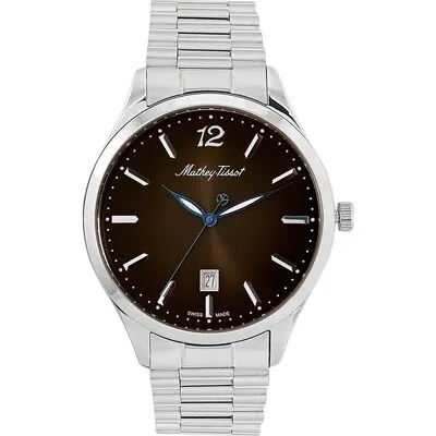 Mathey-Tissot Urban Metal Black Dial Quartz H411MAN Men's Watch