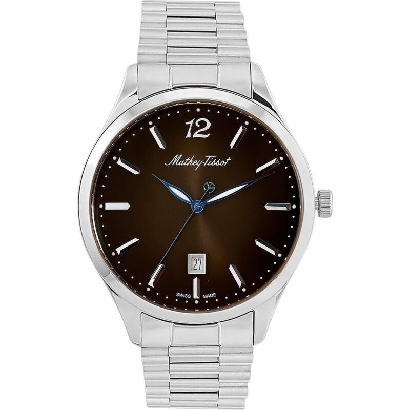 Mathey-Tissot Urban Metal Black Dial Quartz H411MAN Men's Watch Mathey-Tissot Urban Metal Black Dial Quartz H411MAN Men's Watch