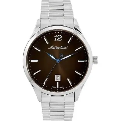 Mathey-Tissot Urban Metal Black Dial Quartz H411MAN Men's Watch