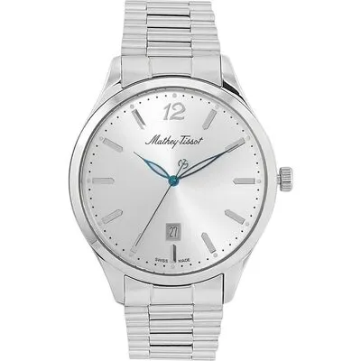 Mathey-Tissot Urban Metal Silver Dial Quartz H411MAS Men's Watch