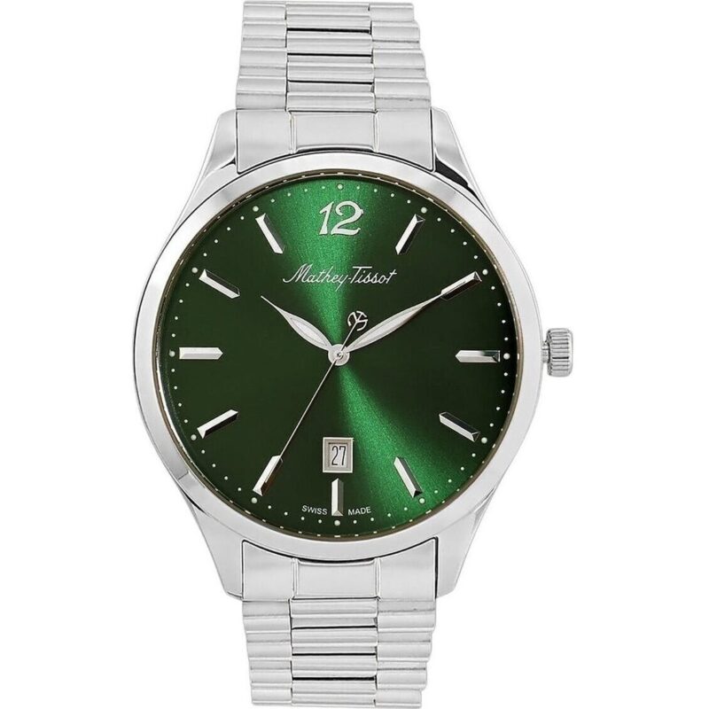 Mathey-Tissot Urban Metal Green Dial Quartz H411MAV Men's Watch Mathey-Tissot Urban Metal Green Dial Quartz H411MAV Men's Watch