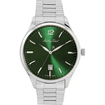 Mathey-Tissot Urban Metal Green Dial Quartz H411MAV Men's Watch