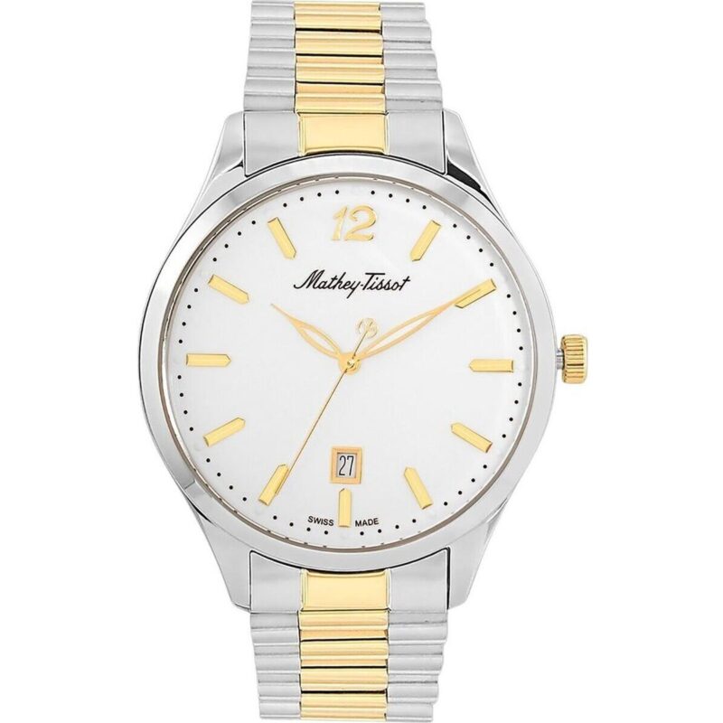 Mathey-Tissot Urban Metal White Dial Quartz H411MBI Men's Watch Mathey-Tissot Urban Metal White Dial Quartz H411MBI Men's Watch