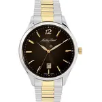 Mathey-Tissot Urban Metal Black Dial Quartz H411MBN Men's Watch