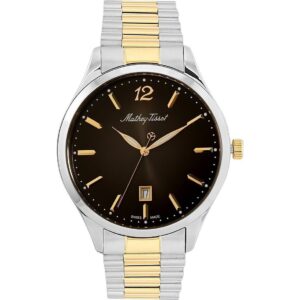 Mathey-Tissot Urban Metal Black Dial Quartz H411MBN Men's Watch