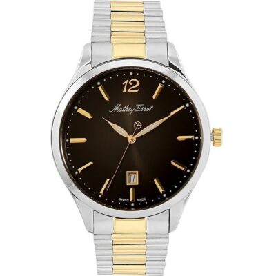 Mathey-Tissot Urban Metal Black Dial Quartz H411MBN Men's Watch
