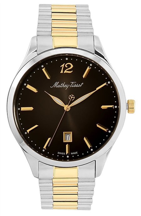 Mathey-Tissot Urban Metal Black Dial Quartz H411MBN Men's Watch