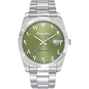 Mathey-Tissot Mathy Orient Special Edition Stainless Steel Green Dial Quartz H450APEV Men's Watch