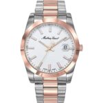 Mathey-Tissot Mathy I Two-Tone Stainless Steel White Dial Quartz H450RA Men's Watch