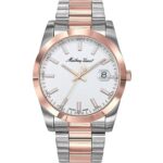 Mathey-Tissot Mathy I Two-Tone Stainless Steel White Dial Quartz H450RA Men's Watch