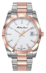Mathey-Tissot Mathy I Two-Tone Stainless Steel White Dial Quartz H450RA Men's Watch