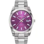 Mathey-Tissot Mathy Sunray Limited Edition Stainless Steel Purple Dial Quartz H451PU Men's Watch