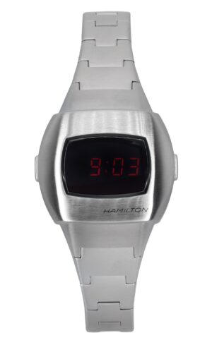 Hamilton American Classic PSR 74 Digital Stainless Steel Quartz H52304130 100M Men's Watch