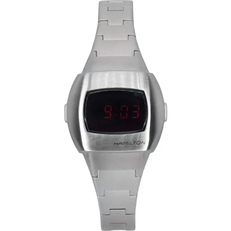 Hamilton American Classic PSR 74 Digital Stainless Steel Quartz H52304130 100M Men's Watch
