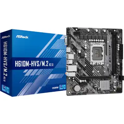 ASRock H610M-HVS/M.2 R2.0 Intel LGA 1700 m-ATX Motherboard