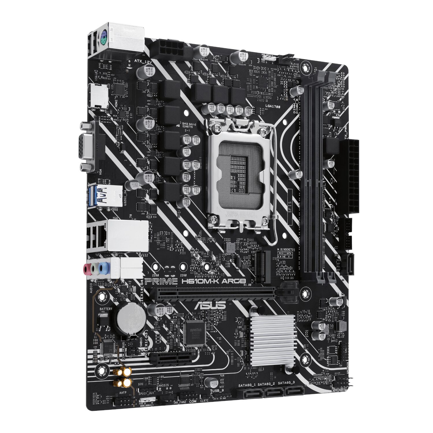 Asus PRIME H610M-R DDR5 LGA1700 Micro-ATX Motherboard 3 Asus PRIME H610M-R DDR5 LGA1700 Micro-ATX Motherboard - Image 3
