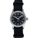 Hamilton Khaki Field Textile Strap Black Dial Quartz H69301430 Unisex Watch
