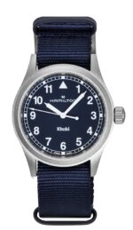 Hamilton Khaki Field Textile Strap Blue Dial Quartz H69401940 Unisex Watch