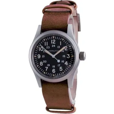 Hamilton Khaki Field Black Dial Mechanical H69439531 Men's Watch