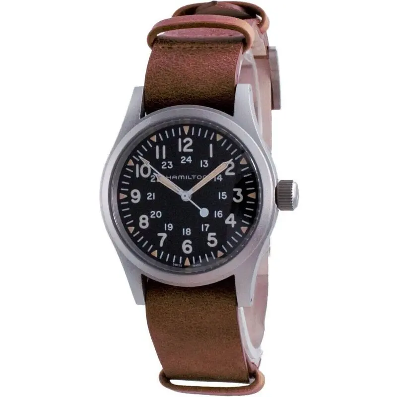 Hamilton Khaki Field Black Dial Mechanical H69439531 Men's Watch